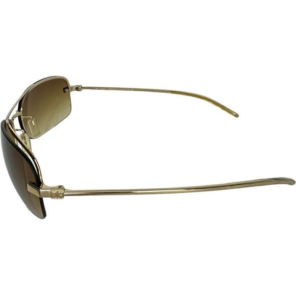 DOLCE & GABBANA Gold Rim Metal Frame Sunglasses DG Logo Made In Italy EUC - Picture 11 of 13
